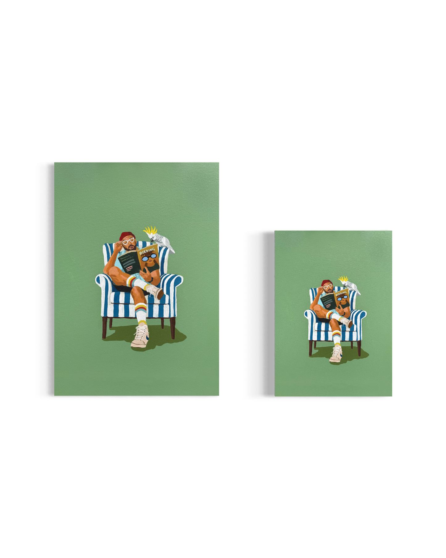‘Birding’ - Art Print