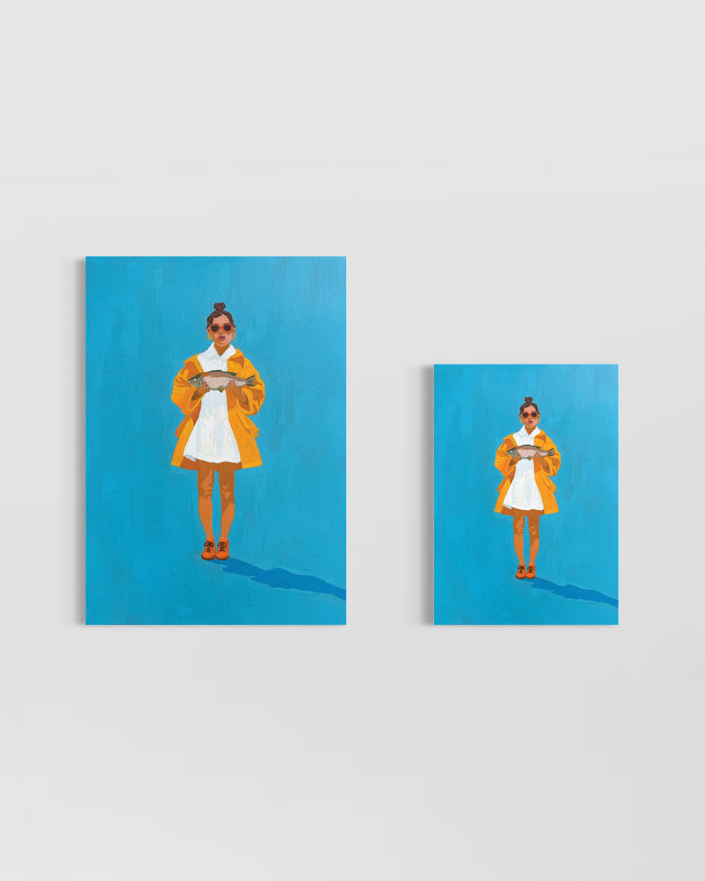 ‘Girl with a Hoop Earring’ - Art Print