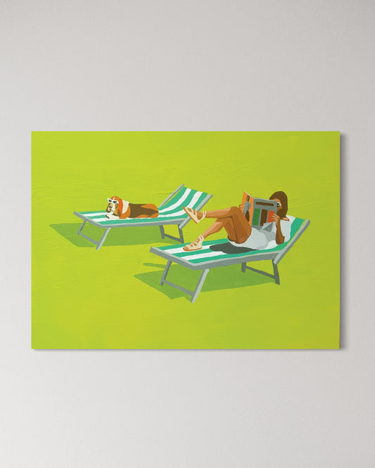 'Sunsoaked Solitude' Mini - Art Print
