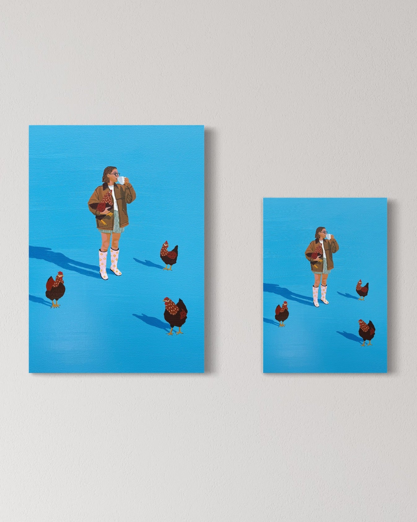 'Coffee with the Girls' Mini - Art Print
