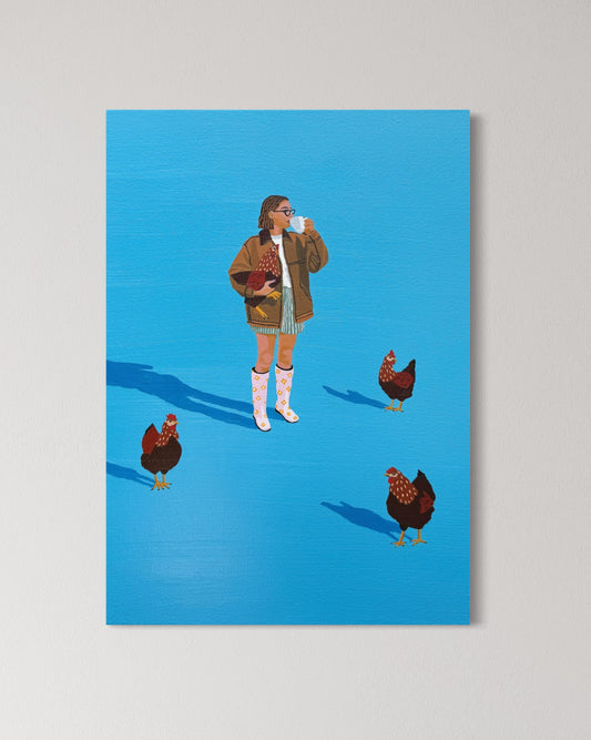 'Coffee with the Girls' Mini - Art Print