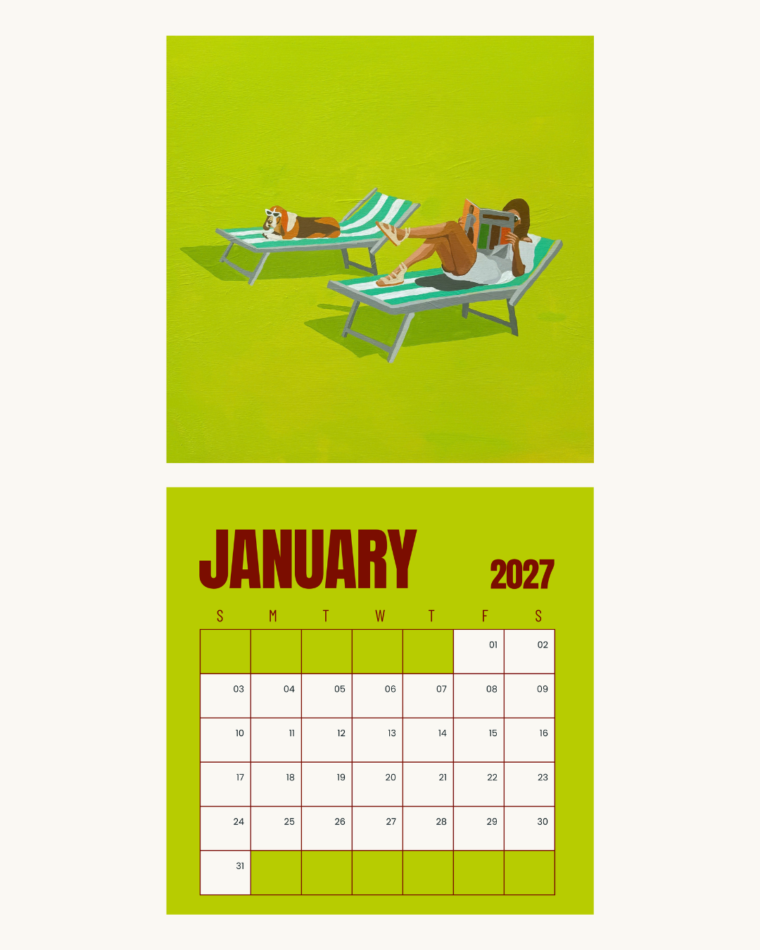 2027 Art Calendar (Limited Edition)