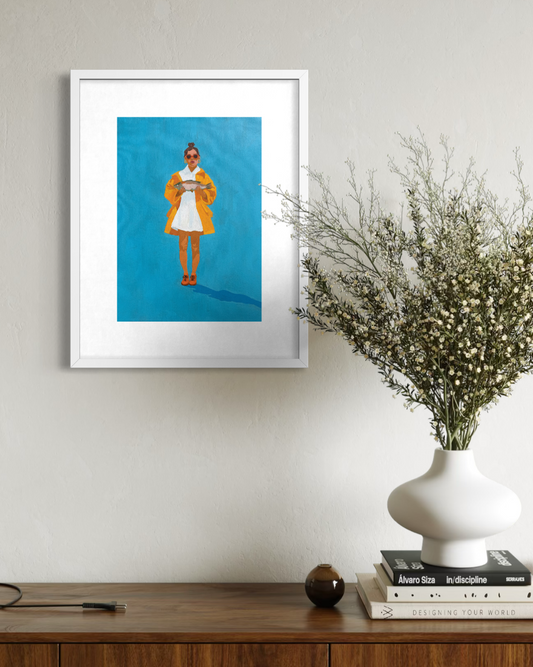‘Girl with a Hoop Earring’ - Art Print