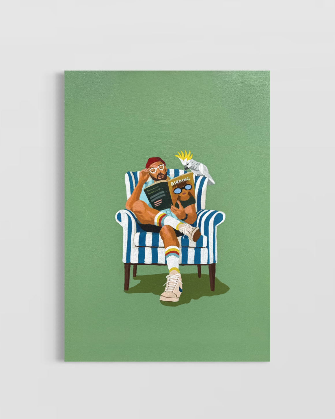 ‘Birding’ - Art Print