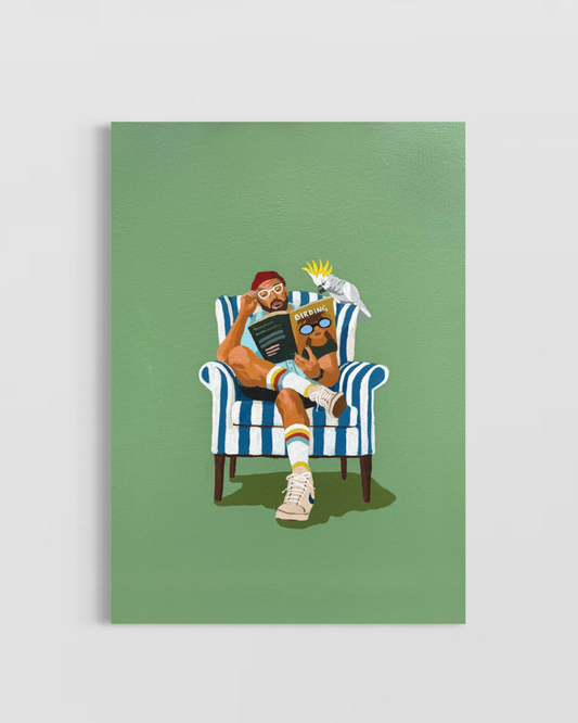 ‘Birding’ - Art Print