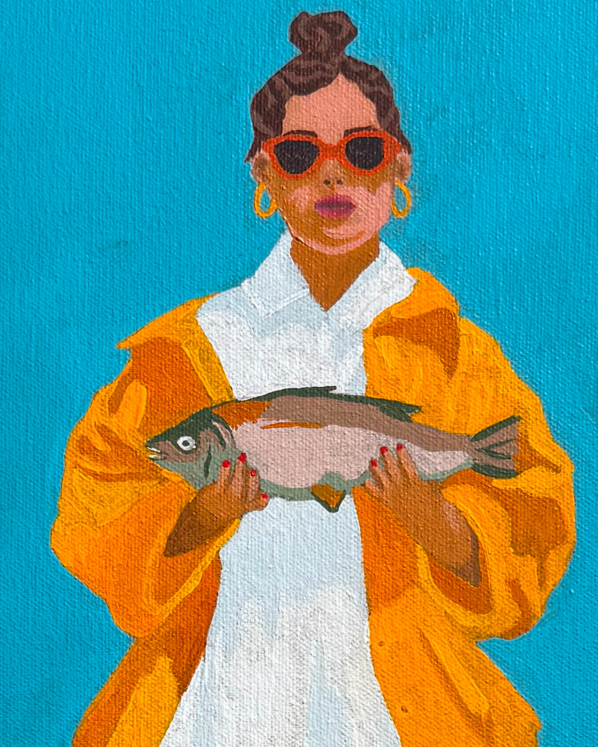 Girl with a Hoop Earring
