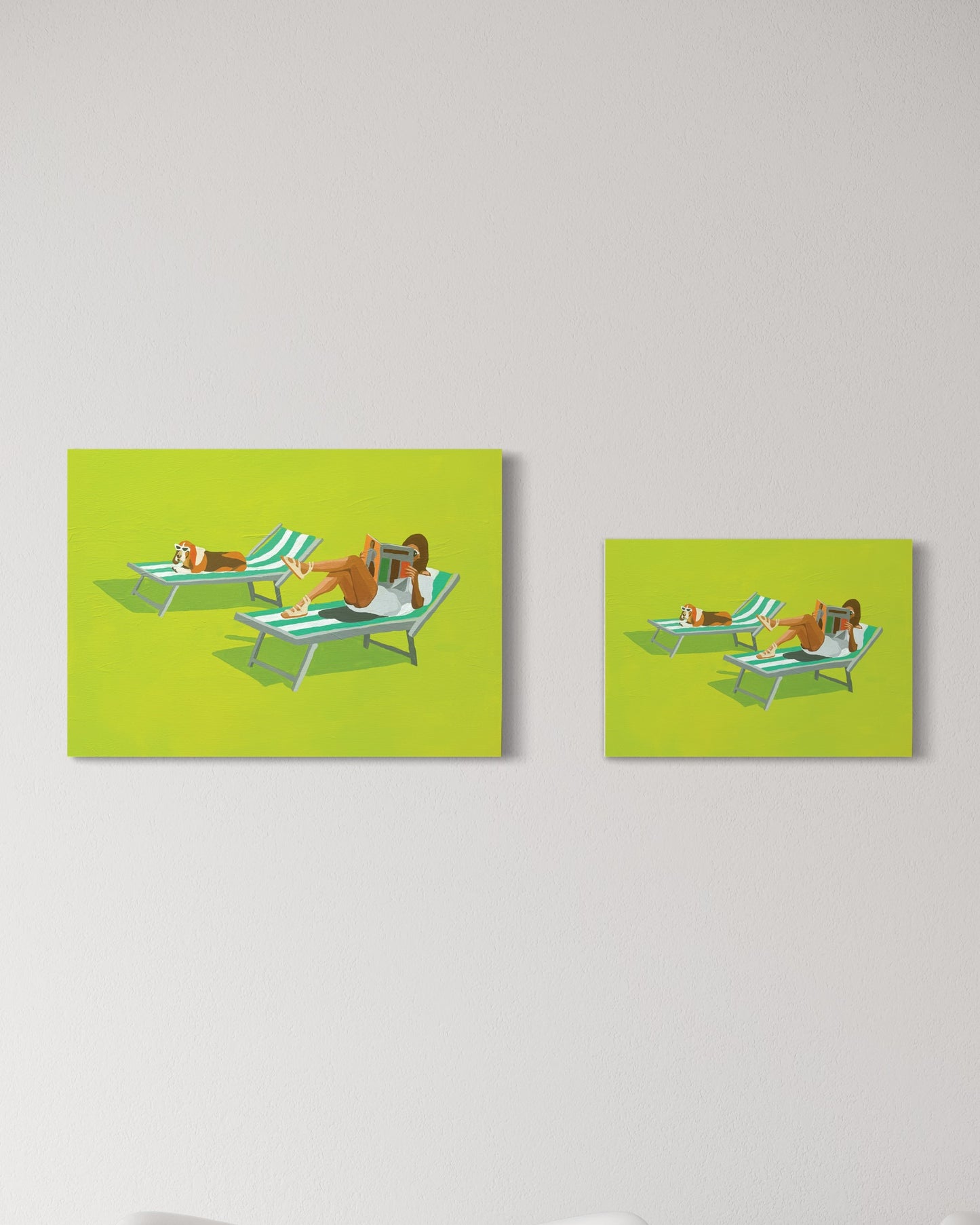 'Sunsoaked Solitude' Mini - Art Print